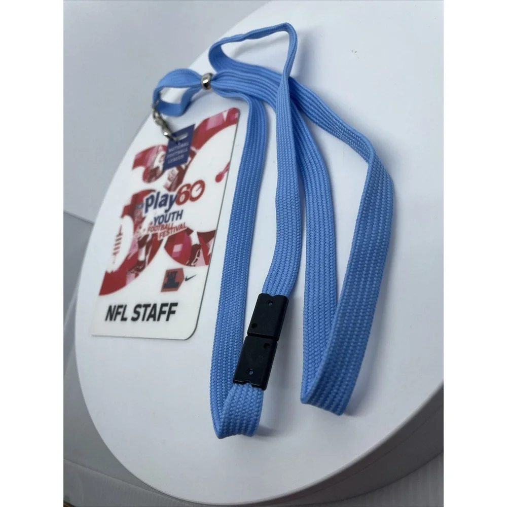 Official‎ NFL STAFF Badge And Lanyard Play 60 Youth Football Festival